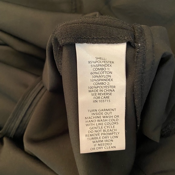 Black Dress with Floral Overlay Accents - Picture 8 of 9